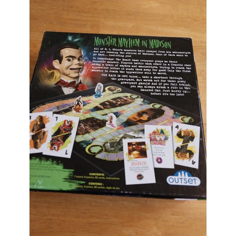 Goosebumps Halloween The Monster Mayhem In Madison Board Game